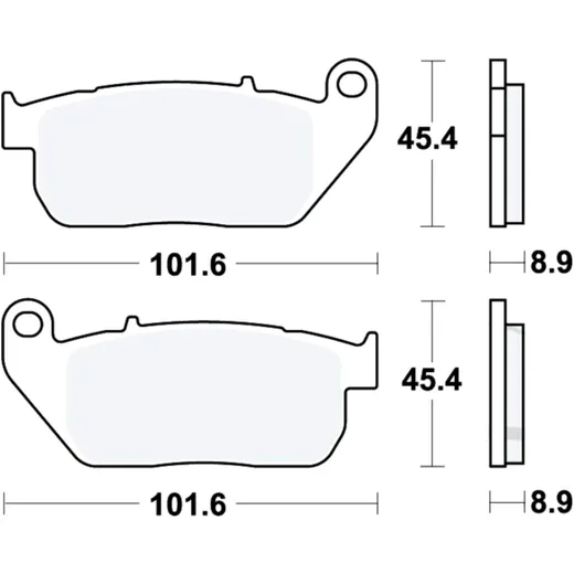 Performance Comfort Brake Pads for Custom Motorcycles and Cruisers