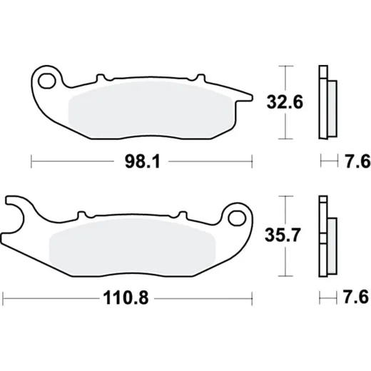 Brake pads lc trw MCB818LC