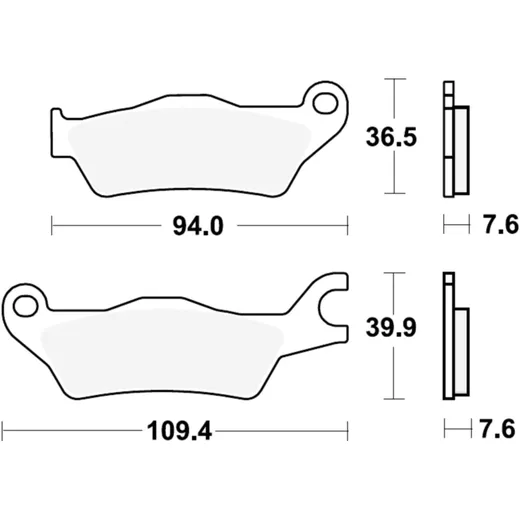 Bremsklotz Standard TRW Alternative: 7320126 passend für: Suzuki GSX - R, GSX - S