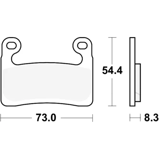 Bremsklotz Carbon CRQ TRW passend für: BMW R, S