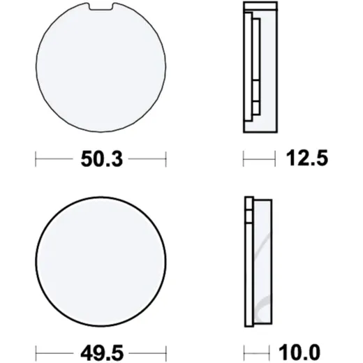 Bremsklotz Standard TRW Alternative: 7326267 passend für: Kawasaki H1, H2, S3, Z1