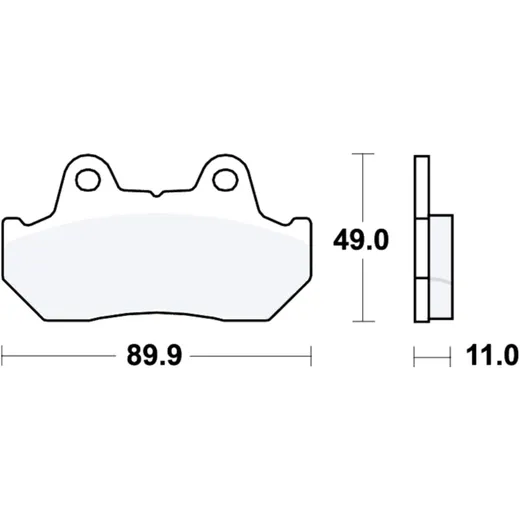 Bremsklotz Standard TRW Alternative: 7326788 passend für: Honda GL, CB, VF, CX