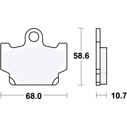 Brake pads std TRW altn 7326903 for: Yamaha RD