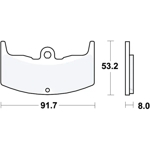 Brake pads std TRW altn 7328263 for: Honda CBX, VT, CBR
