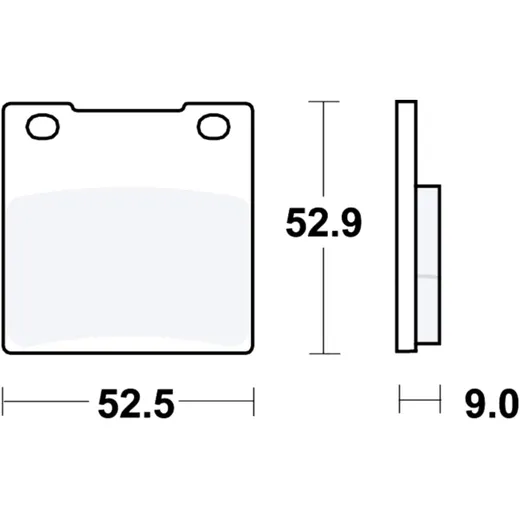 Bremsklotz Standard TRW Alternative: 7374556 passend für: Kawasaki ZRX, ZXR, ZZR
