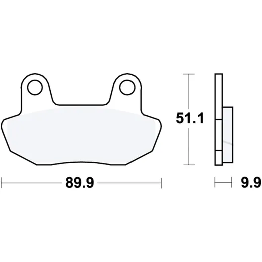 Brake pads std TRW altn 7326960 for: Honda CB