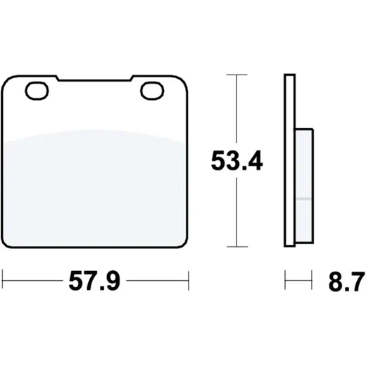 Brake Pads STD TRW - Premium Brake Linings for Motorcycles