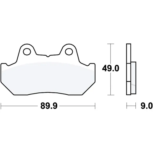 Bremsklotz Standard TRW Alternative: 7326846 passend für: Honda CB, CX, CN, GL