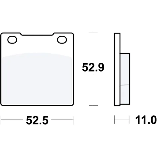 Bremsklotz Standard TRW Alternative: 7326168 passend für: Honda CB, CM