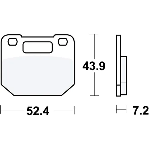 Brake pads std TRW altn 7325400 for: Suzuki RG