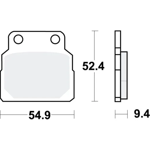 Bremsbeläge Bremsklotz Standard TRW MCB570