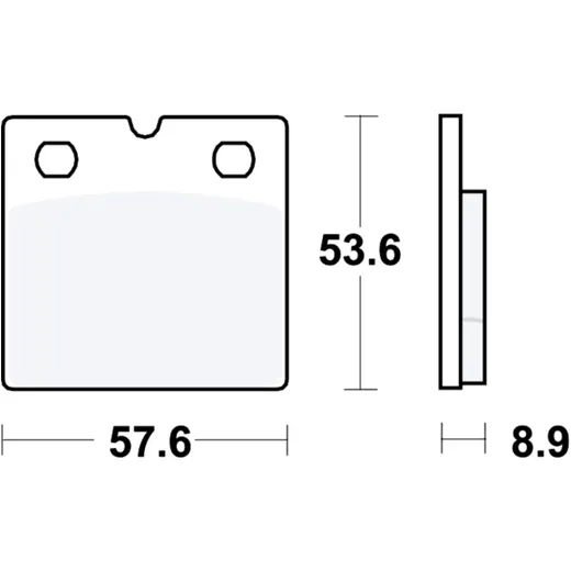 Brake pads sintered front sv TRW alternative: 7328966 for: BMW K, R