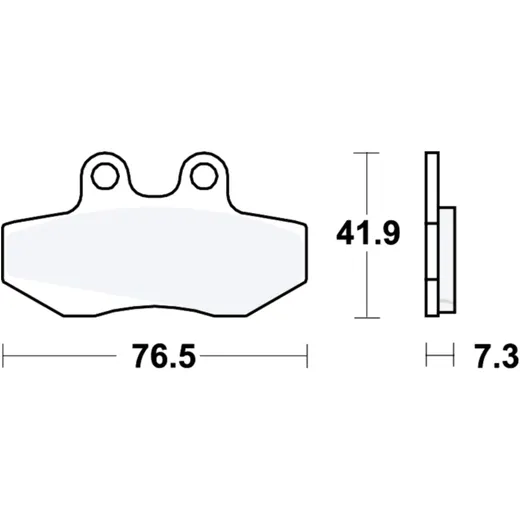 Bremsklotz Standard TRW Alternative: 7379423 passend für: Aprilia Red Rose, Pegaso, Classic