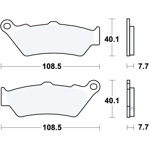 Bremsklotz Sinter hinten TRW Alternative: 7370108 passend für: BMW R, F (650, 850, 800, 750, 700, 900), G, K