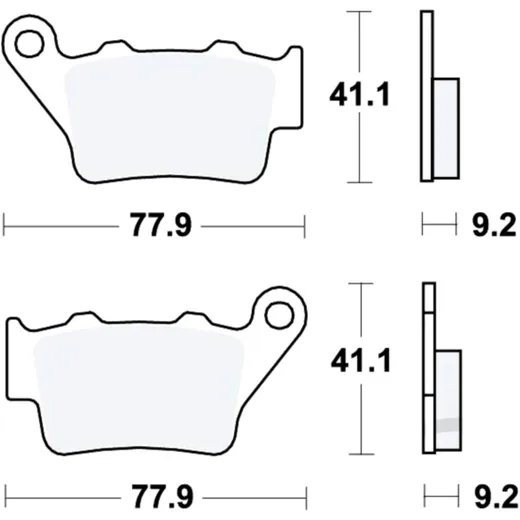 Bremsklotz Standard Offroad TRW passend für: BMW F (650, 800, 850, 750, 700), G, C1, C