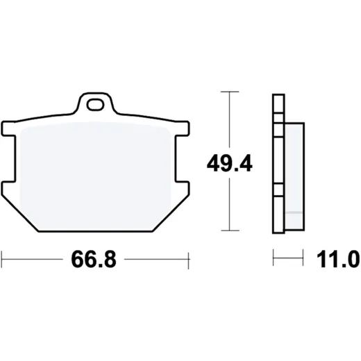 BRAKE PADS STD TRW for motorcycles