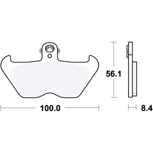 Bremsklotz Sinter vorne TRW Alternative: 7320955 passend für: BMW R, K, K1