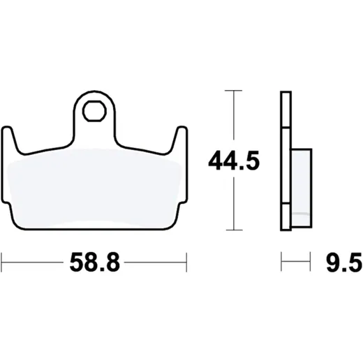 Brake pads std TRW altn 7321870 for: Honda SZX, SYM Jet