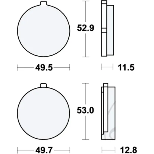 Bremsklotz Standard TRW Alternative: 7326291 passend für: Suzuki GT