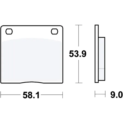 Brake pads std TRW altn 7326242 for: Kawasaki Z, Z/ZG, Z1R