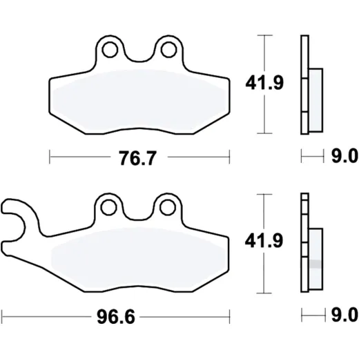 Bremsklotz Scooter TRW Alternative: 7320823 passend für: Vespa GTS, Primavera, Sprint