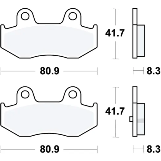 Bremsklotz Standard TRW Alternative: 7320555 passend für: Suzuki AN