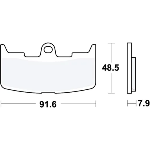 Bremsklotz Sinter vorne TRW Alternative: 7324296 passend für: Buell XB9SX, XB12S, XB12X
