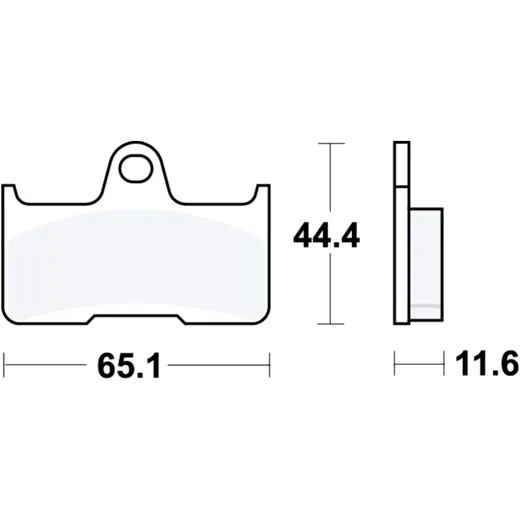 Brake pads sintered si TRW altn 7320419 for: CFMOTO CF, CForce, Terralander