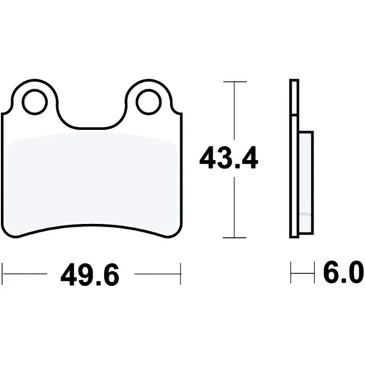 Bremsklotz Sinter RSI TRW Alternative: 7323264 passend für: Beta Evo, RR, REV3
