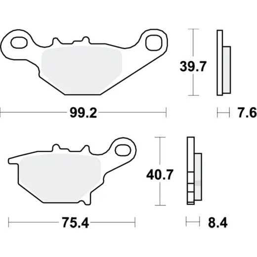 Brake pads offroad trw MCB772EC
