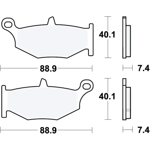 Bremsklotz Sinter für Motorräder TRW Alternative: 7322191