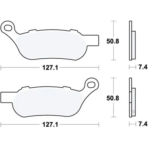 Bremsklötze Sinter für TRW 7875107