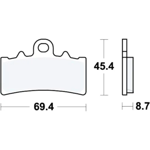 Bremsklotz Sinter vorne TRW Alternative: 7323637 passend für: BMW G, C, CE04