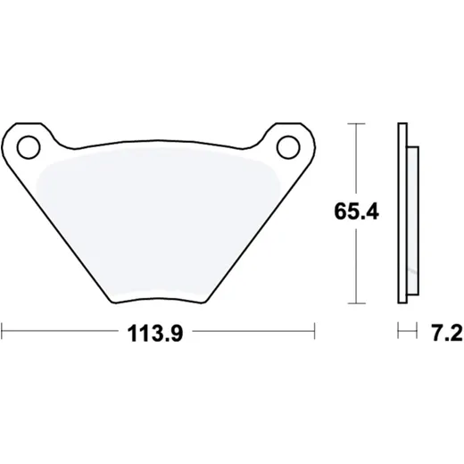 BRAKE PADS STD TRW for Motorcycles 7872138