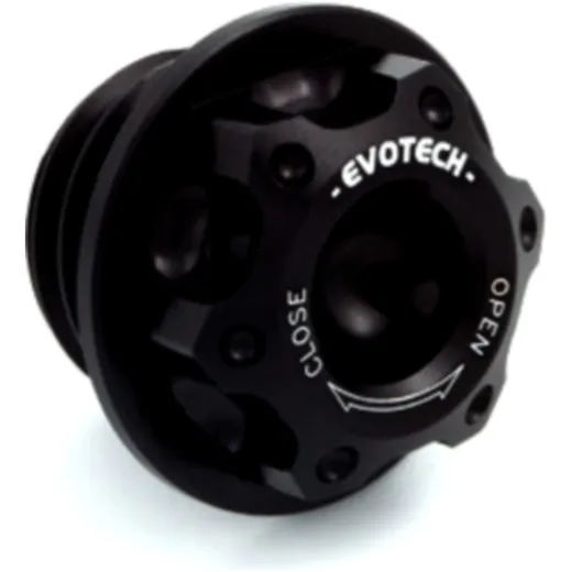 Öleinfüllschraube alu Evotech 20X2. 5 mm schwarz passend für: H
