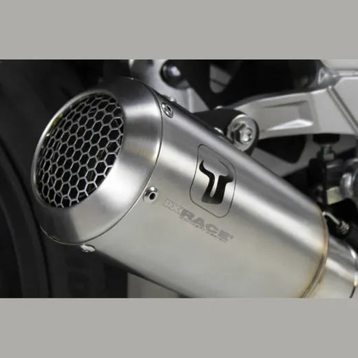 Auspuffendtopf IXRACE IXRACE MK2 Edelstahl-Endtopf für KTM Duke 125/390, 21- (Euro 5)