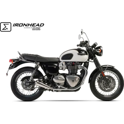 IRONHEAD Rear silencer for: TRIUMPH Bonneville T120, 16