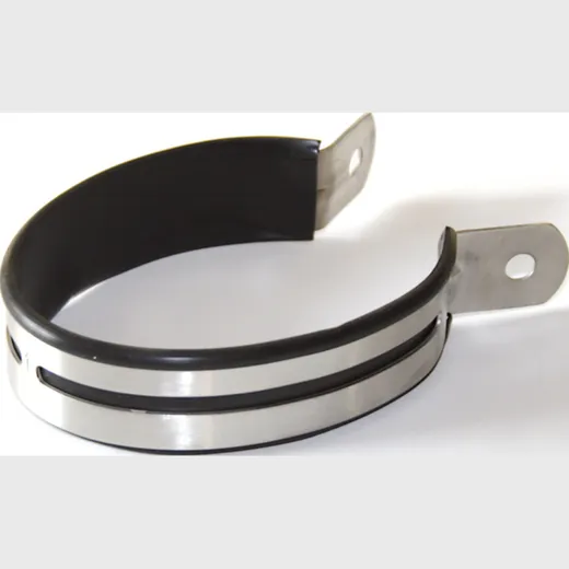 IXIL Exhaust clamp Stainless steel, polished, oval