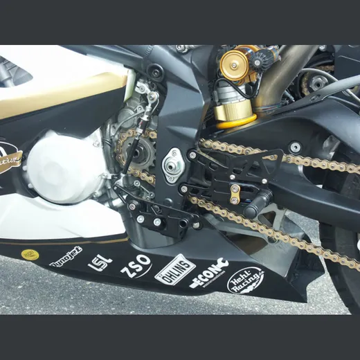 LSL 2-slide footrest system Racing,/Revers Daytona 675-12
