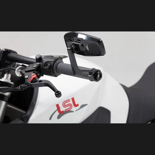 LSL Handlebar end mirror in Gonia design, black