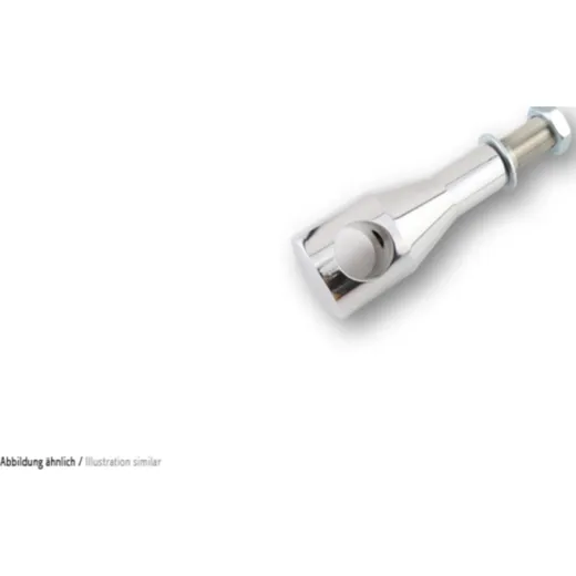 Ritz Alu-Riser Big Bone, polished, 150 mm, 1 1/4 inch, with cable ducting