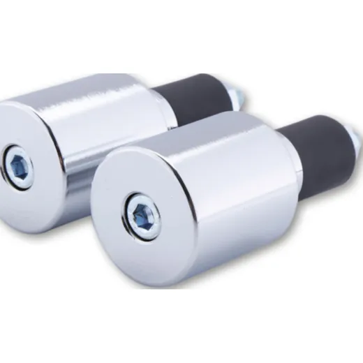 SHIN YO Bar End Weights, chrome-plated steel, 206 g for steel handlebars