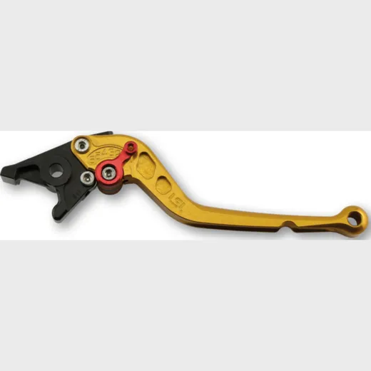 LSL Bremshebel Classic R16R, gold/rot, lang