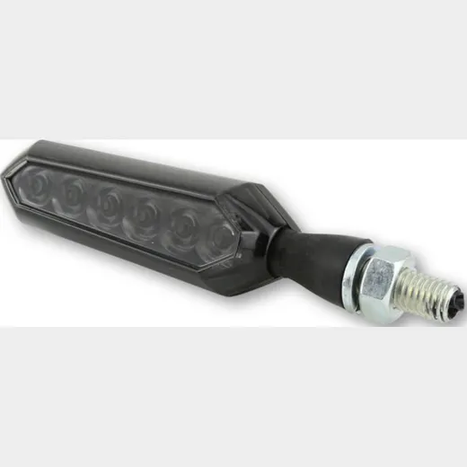 SHIN YO LED sequence indicator SORA, black, tinted glass, E-tested