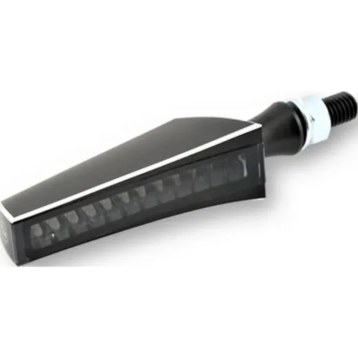 HIGHSIDER LED sequence indicator STS 1, black 2C housing, tinted glass.