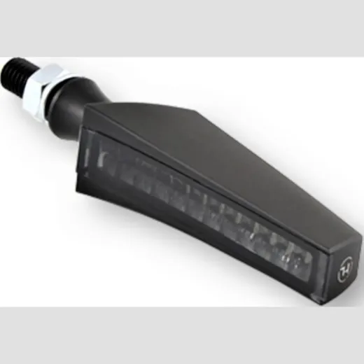 HIGHSIDER LED sequence indicator STS 1, black housing, tinted glass.