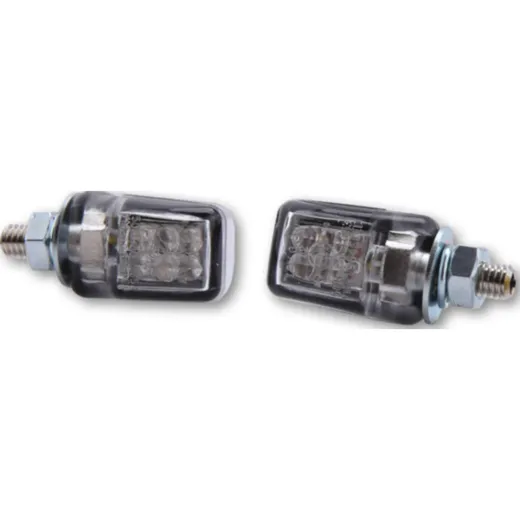 SHIN YO LED indicators PICCO, chrome-plated