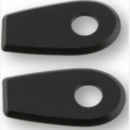 HIGHSIDER Alu turn signal mounting plates front, for BMW RnineT