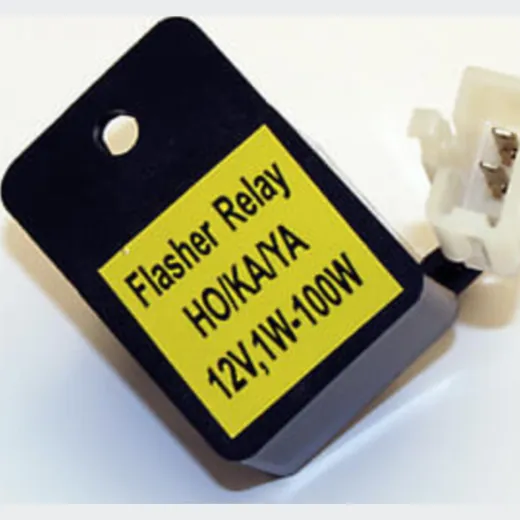 LED flasher relay, for: HONDA, KAWASAKI and YAMAHA, 12 V, 0.05A to 10A (1-100W)