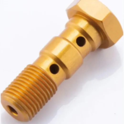 LSL Alu-Doppelhohlschraube M10x1.00, gold